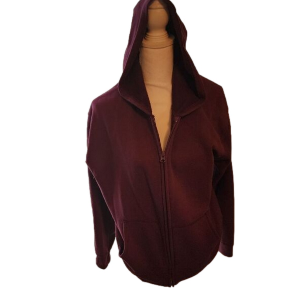 Purple zip up sweatshirt